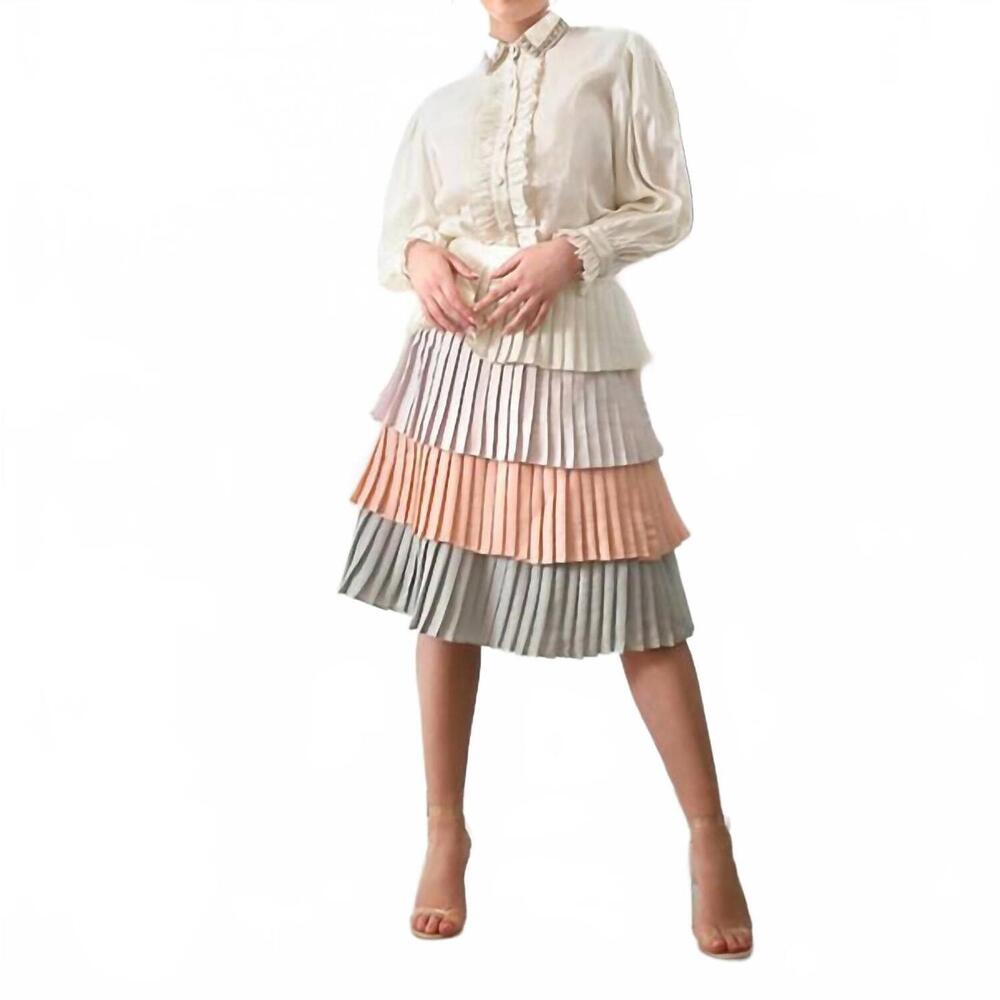 NEW ESTEEM COUTURE adeline two-piece skirt set in multicolor
